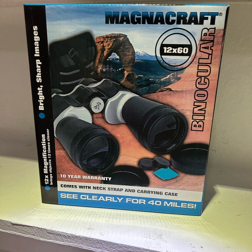 Magnacraft binoculars new in the original box